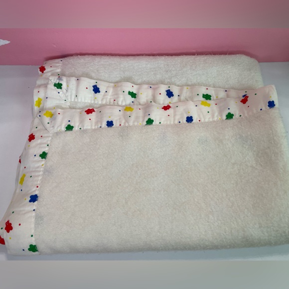 mothercare Other Vtg Acrylic Thermal Baby Blanket Mothercare 35 X